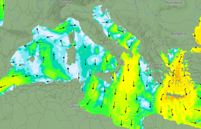 Mappa vento e mare